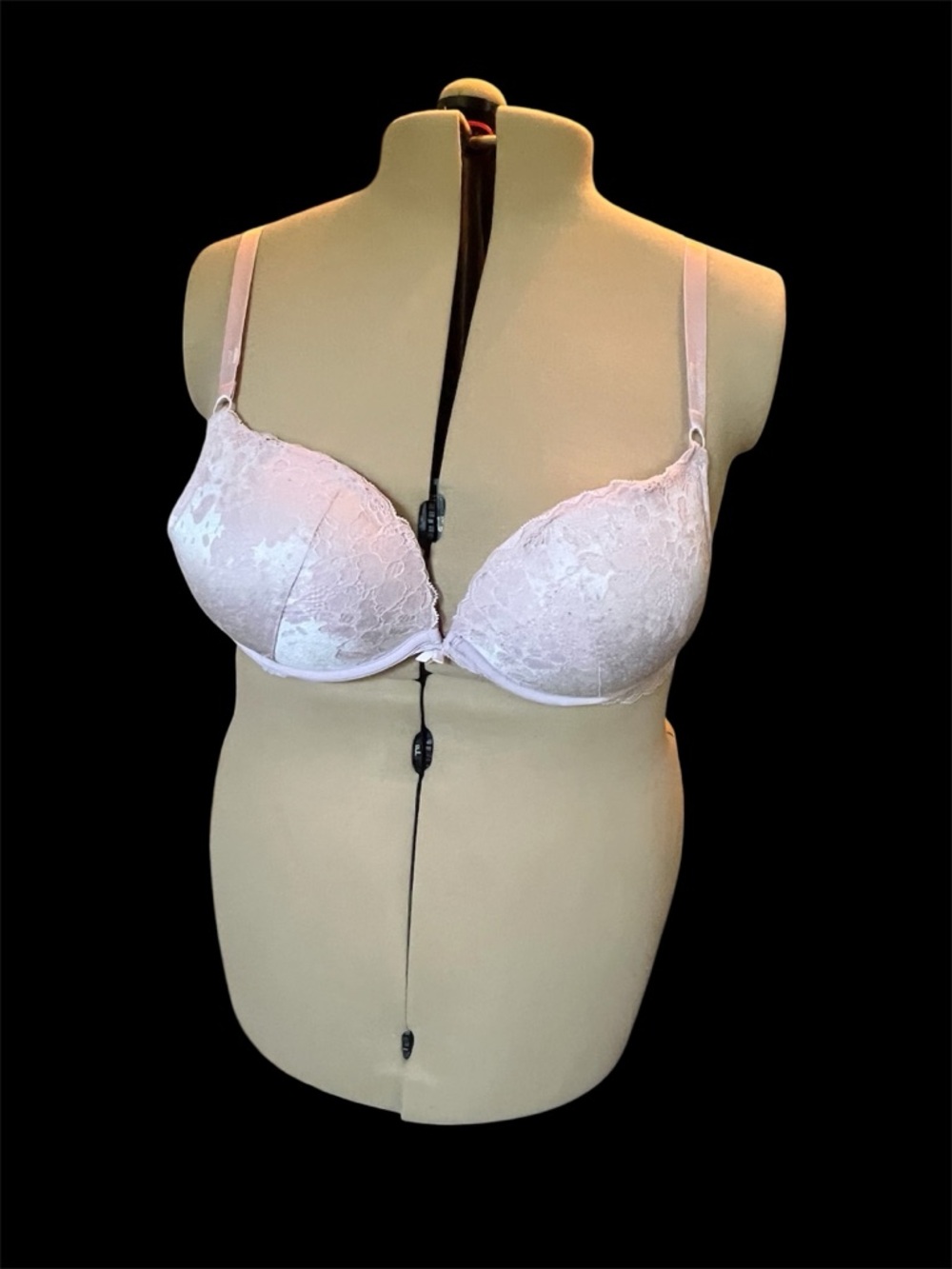 Torrid Light Pink Lace Push-Up Bra